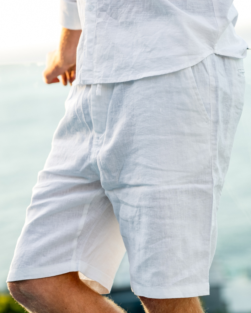 Benedict | Casablanca Relaxed Linen Shorts