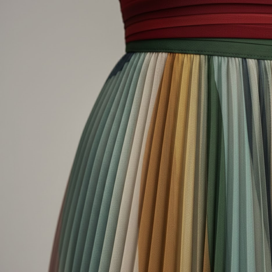 Adrienne | Women's Strapless Pleated Maxi Dress