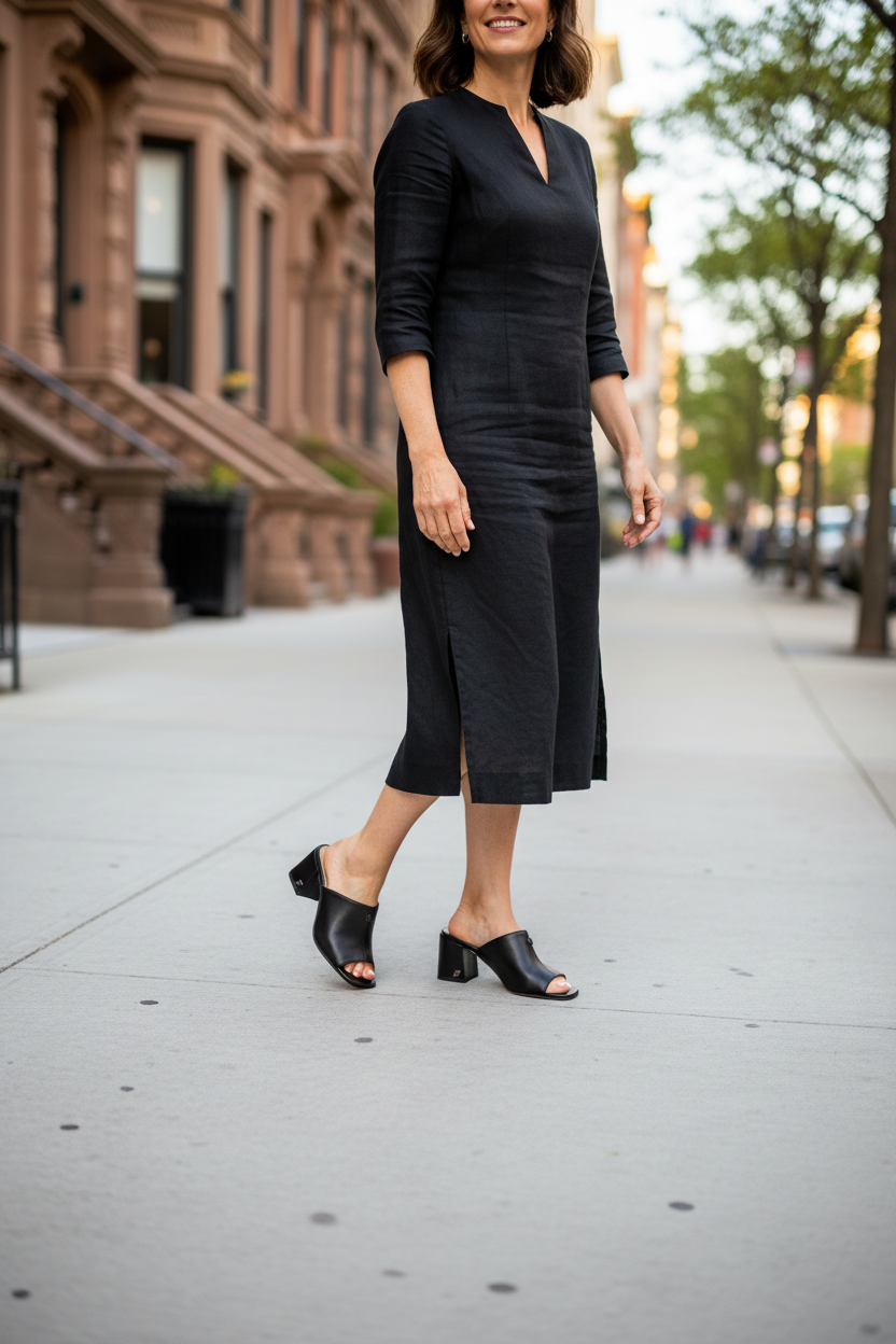 Evita | Women's Pointed Toe Stiletto Pumps in Black