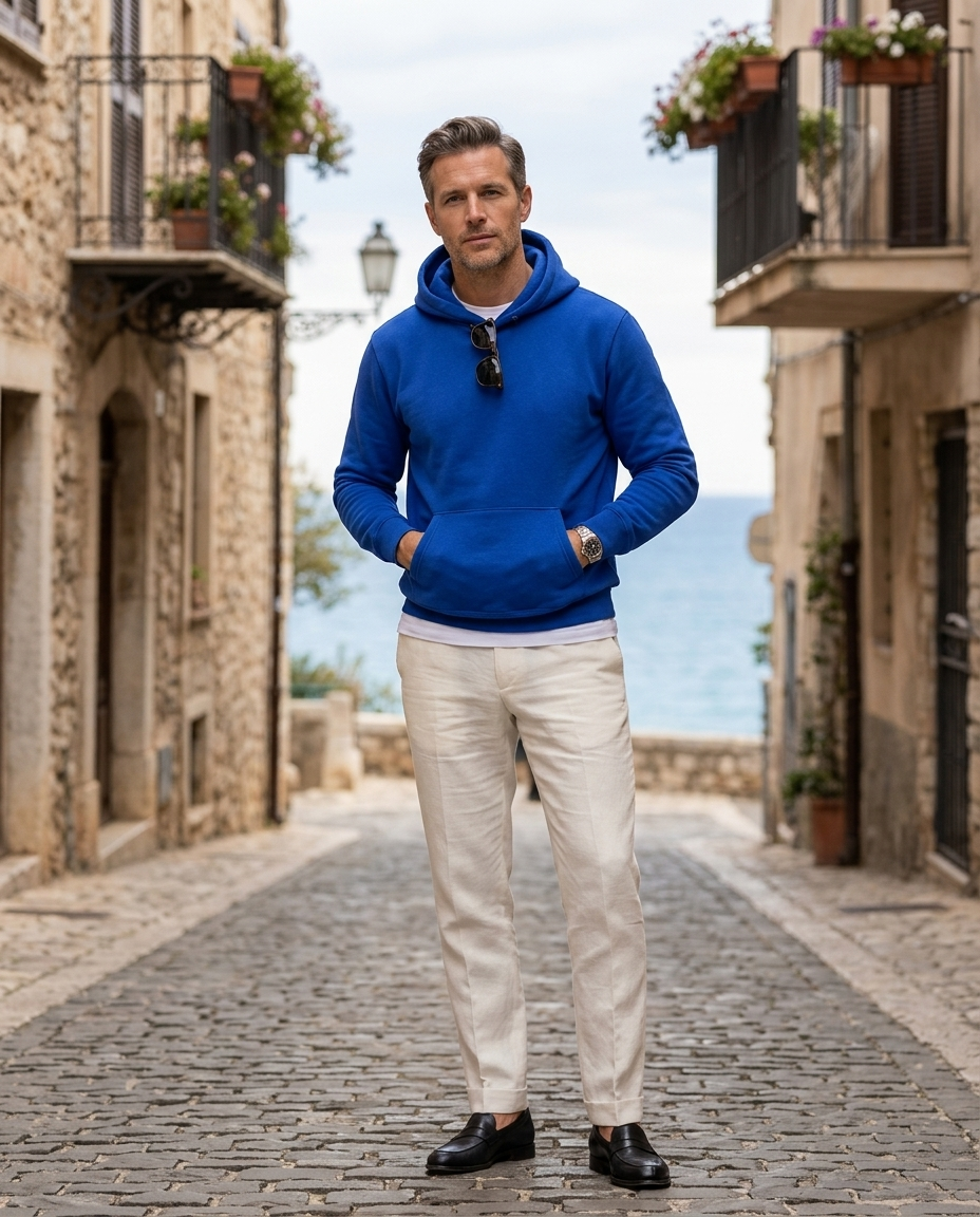 Julian | Men's Essential Relax Fit Hoodie