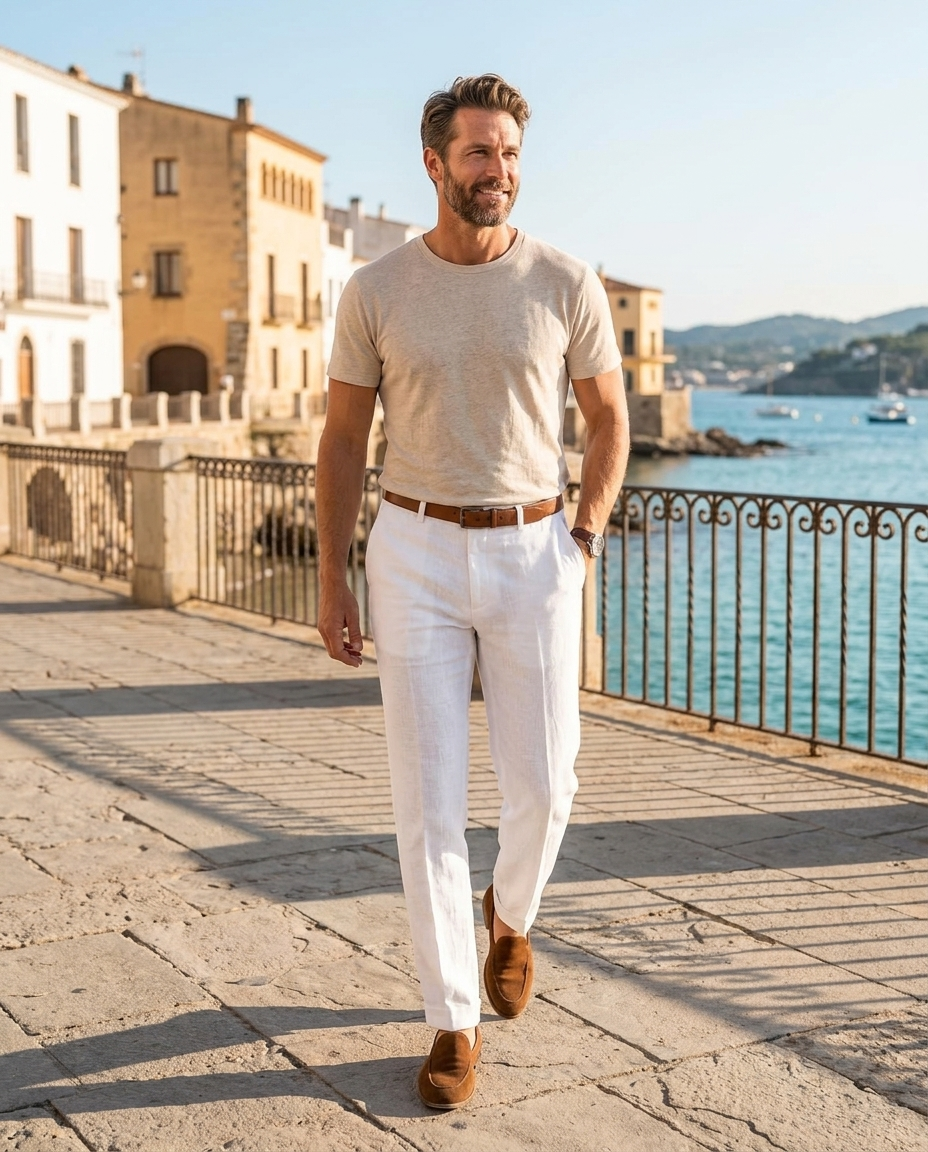 Jason | Men Tailored Slim Casual Trousers