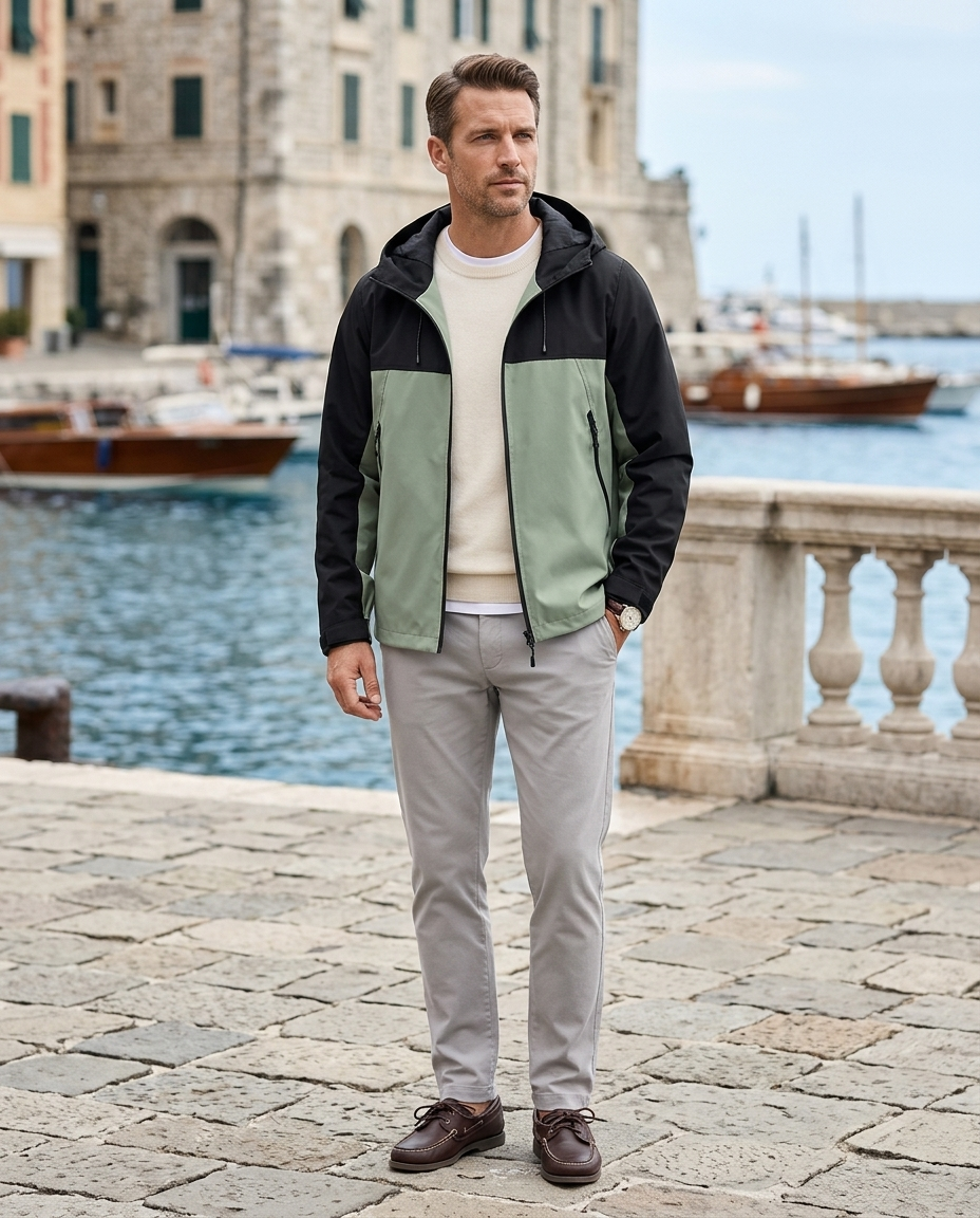 Peter | Men's Waterproof Hooded Windproof Shell Jacket
