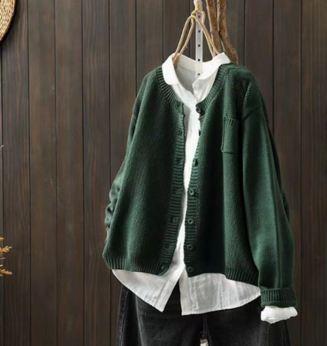 Willow | Women's Oversized Button-Up Knit Cardigan