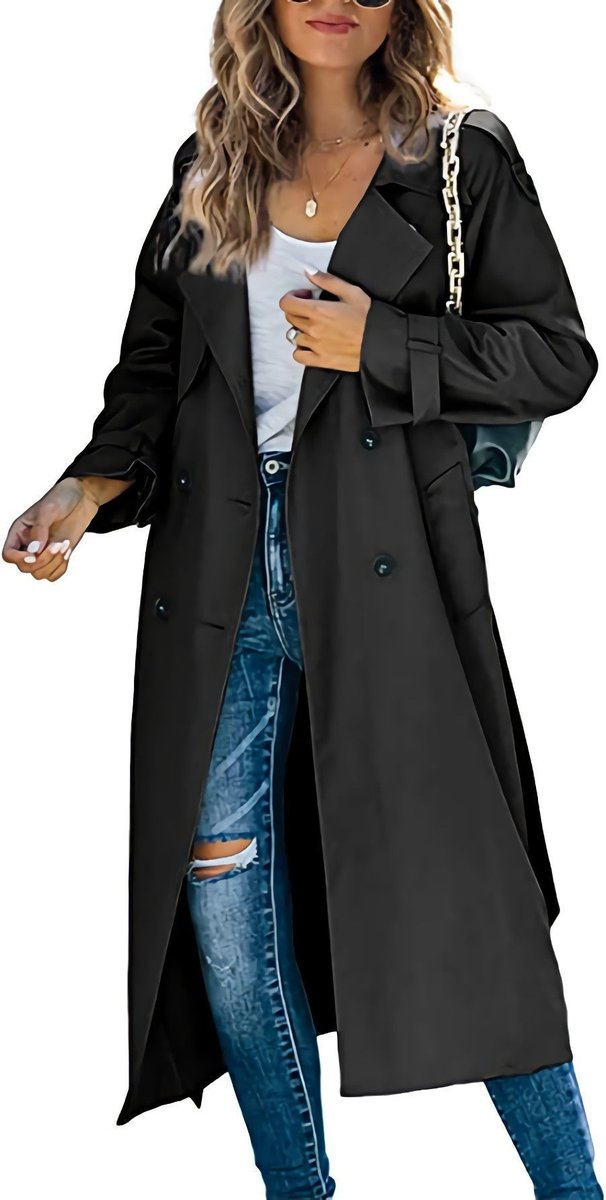 Ella | Women's Oversized Double-Breasted Belted Trench Coat