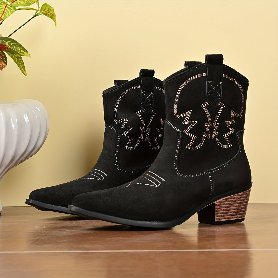 Fable | Women's Wide Calf Western Cowboy Boots