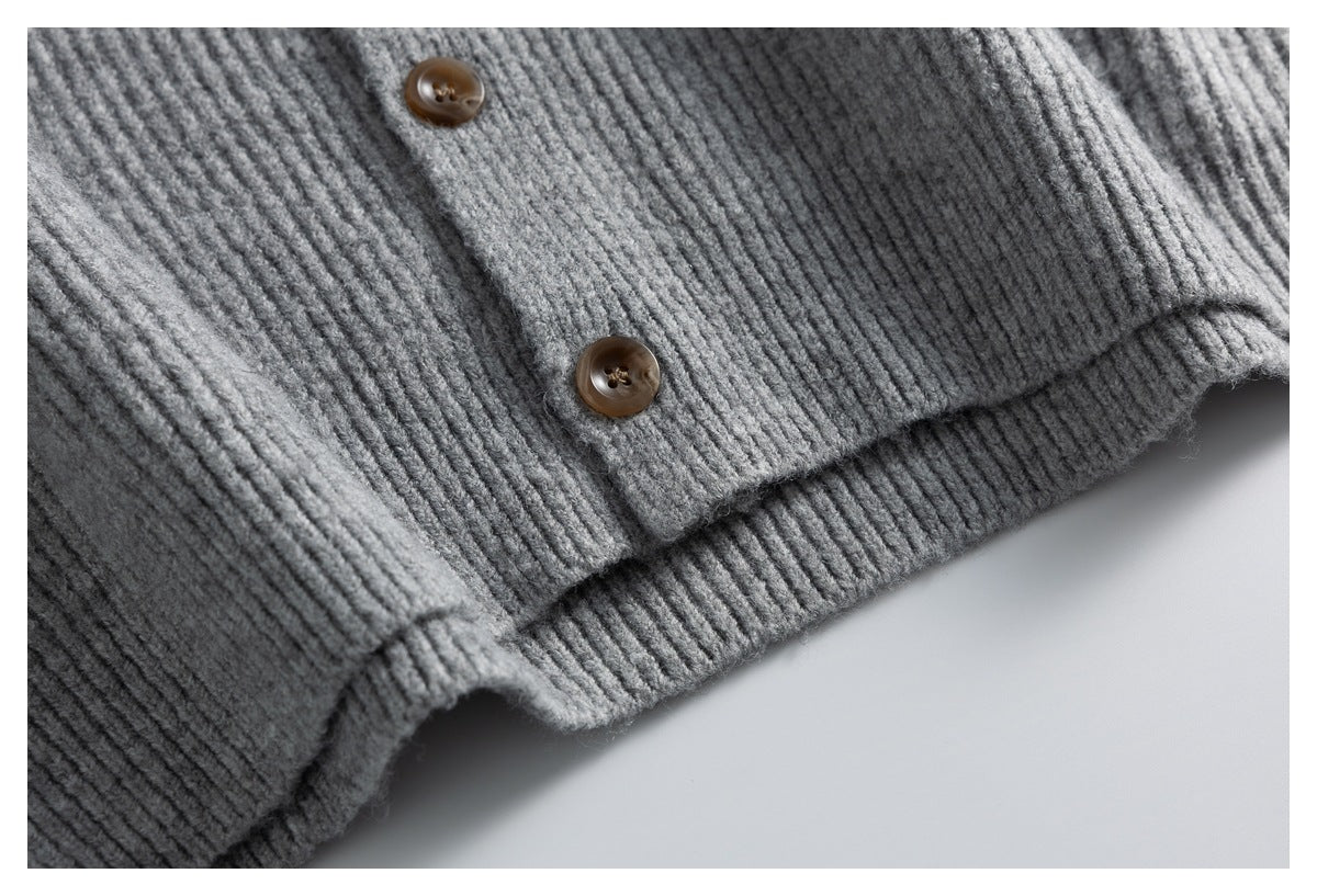 Ophelia | Women's Ribbed Open-Front Knit Cardigan