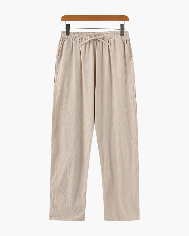 Laurence | Relaxed Wide-Leg Linen Trousers