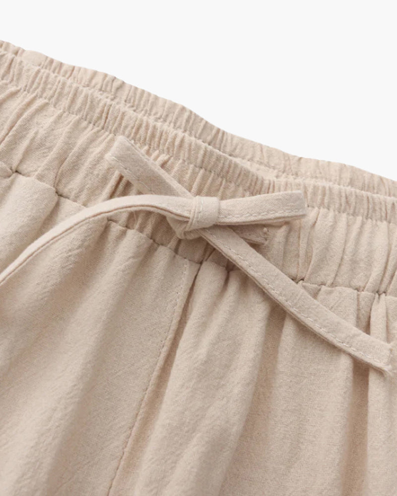 Laurence | Relaxed Wide-Leg Linen Trousers