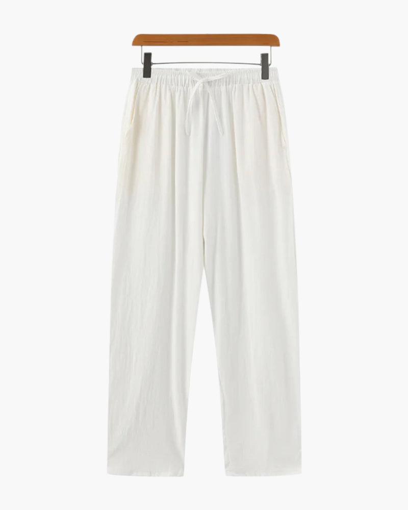 Laurence | Relaxed Wide-Leg Linen Trousers