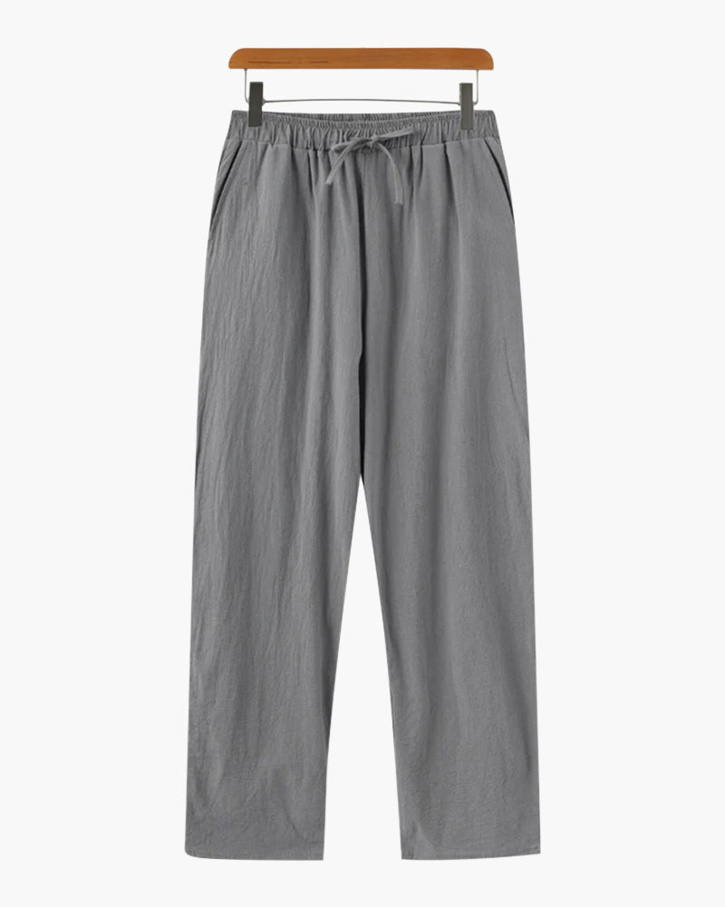 Laurence | Relaxed Wide-Leg Linen Trousers