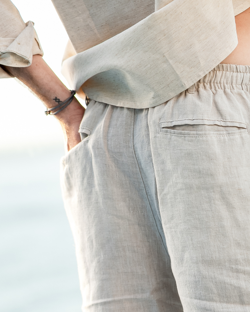 Benedict | Casablanca Relaxed Linen Shorts