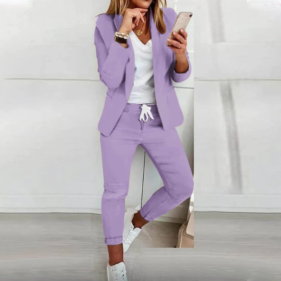 Juliet | Women's Blazer and Tapered Jogger Co-Ord Set