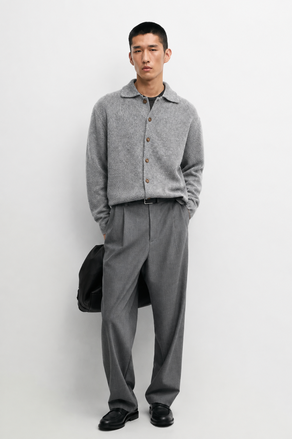 Ophelia | Women's Ribbed Open-Front Knit Cardigan