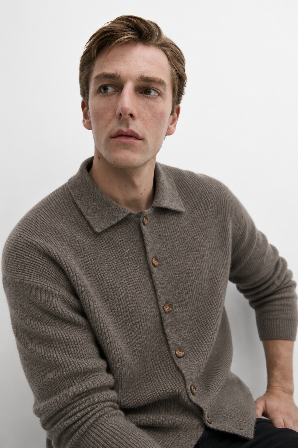 Ophelia | Women's Ribbed Open-Front Knit Cardigan