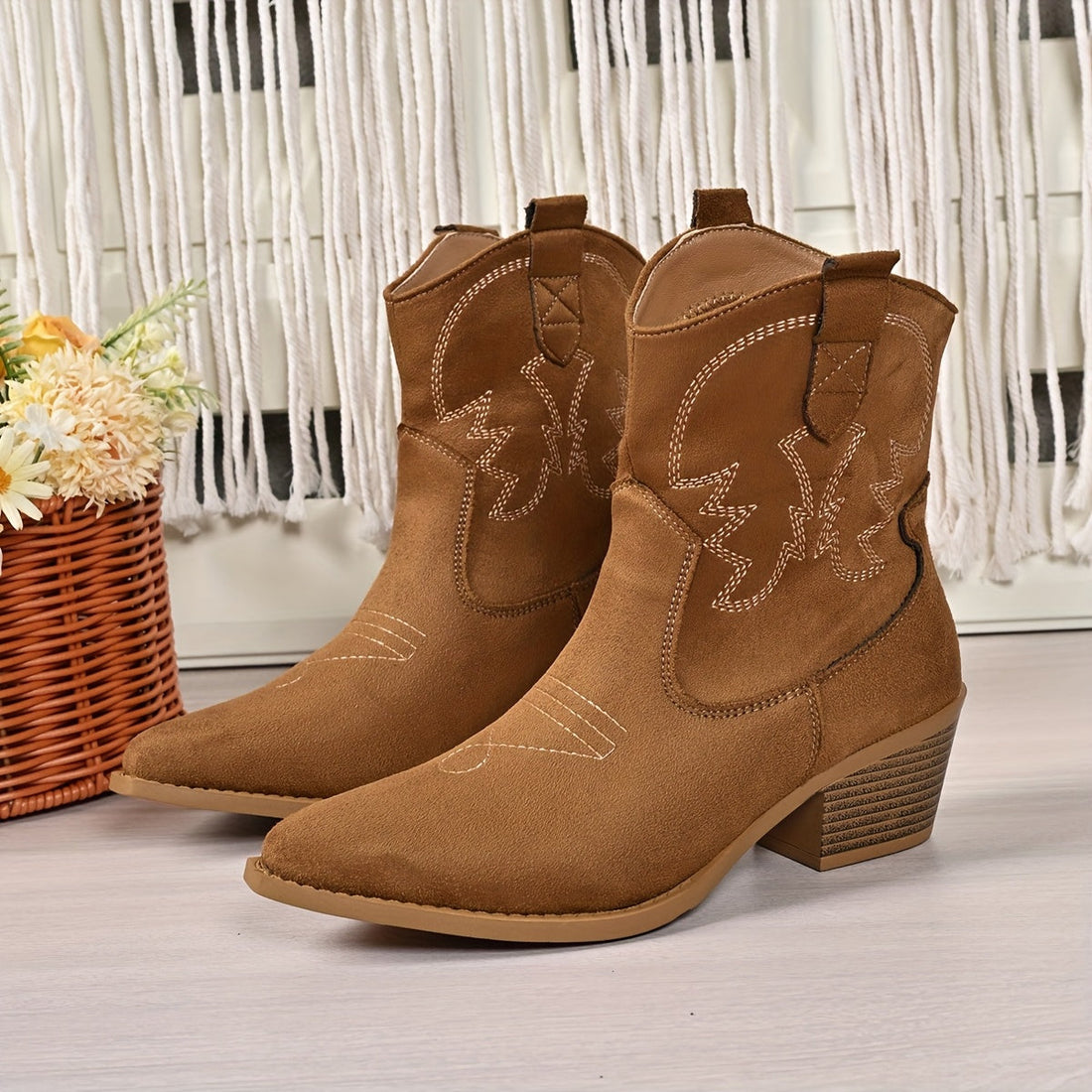 Fable | Women's Wide Calf Western Cowboy Boots