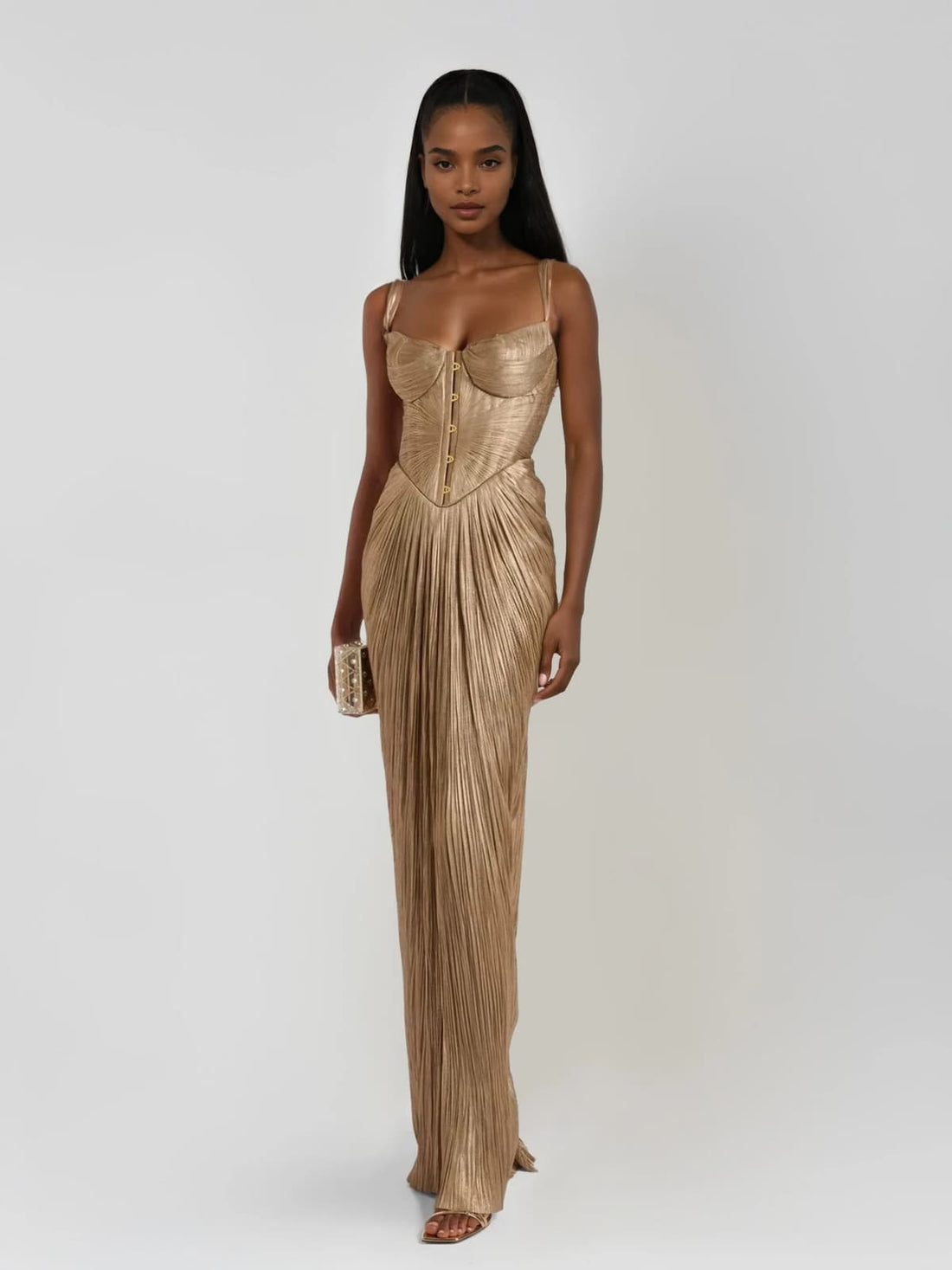 Cerys | Women's Corset Maxi Dress Wedding Guest Formal