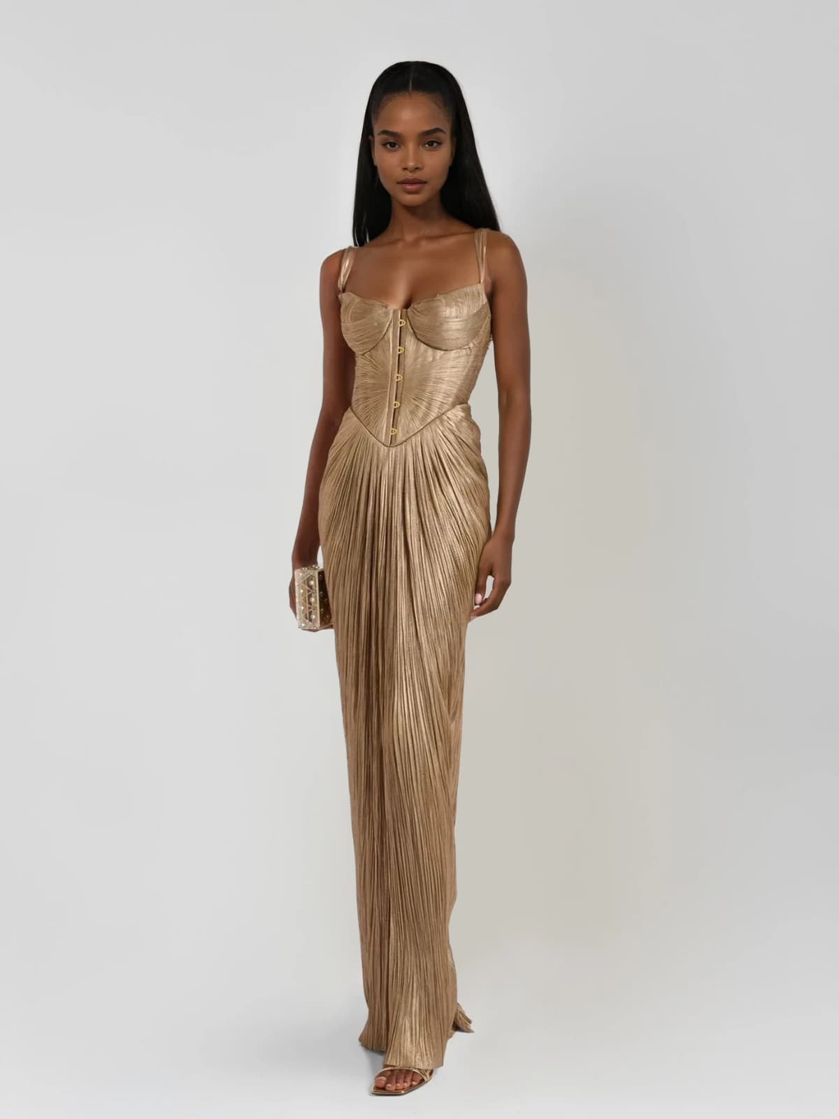Cerys | Women's Corset Maxi Dress Wedding Guest Formal