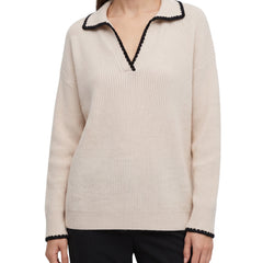 Teresa Women's Contrasting Textured Knit Sweater Dress