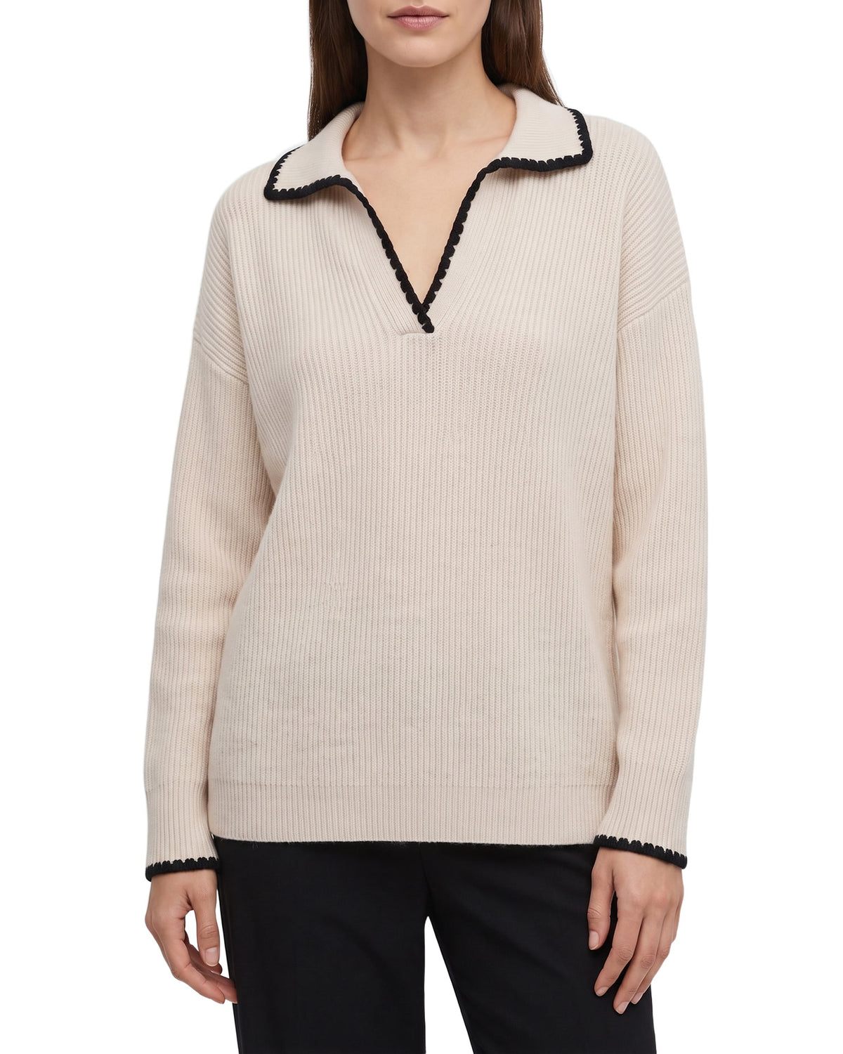 Teresa Women's Contrasting Textured Knit Sweater Dress