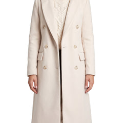 Josephine women's double-breasted longline trench coat in beige