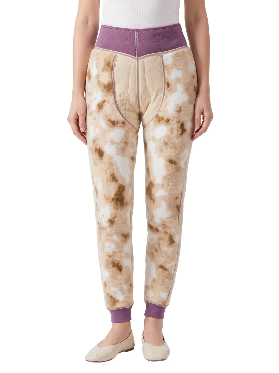Lillian-Lavinia Women's Wool Fleece-Lined Thermal Leggings