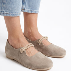 Phyllis-Esther Women's Bow-Detail Slip-On Loafers worn on feet