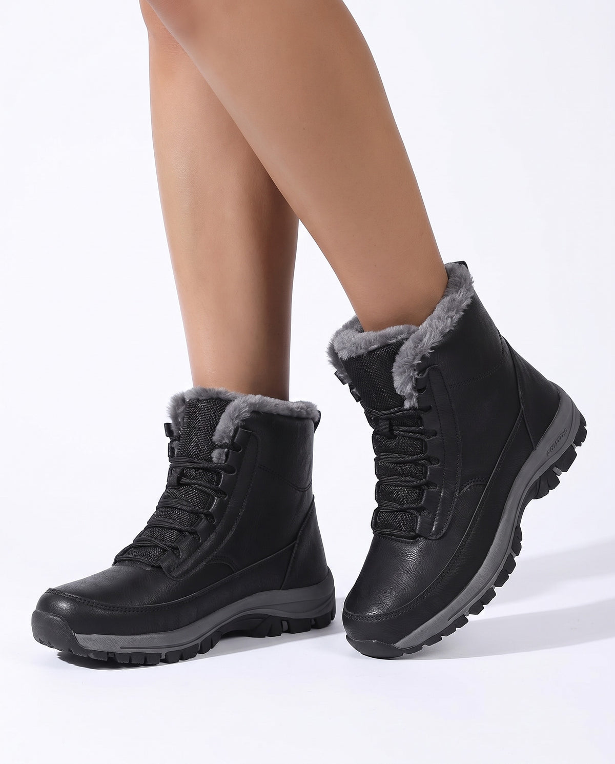 Estelle-Nella Women's Plush-Lined Lace-Up Ankle Boots