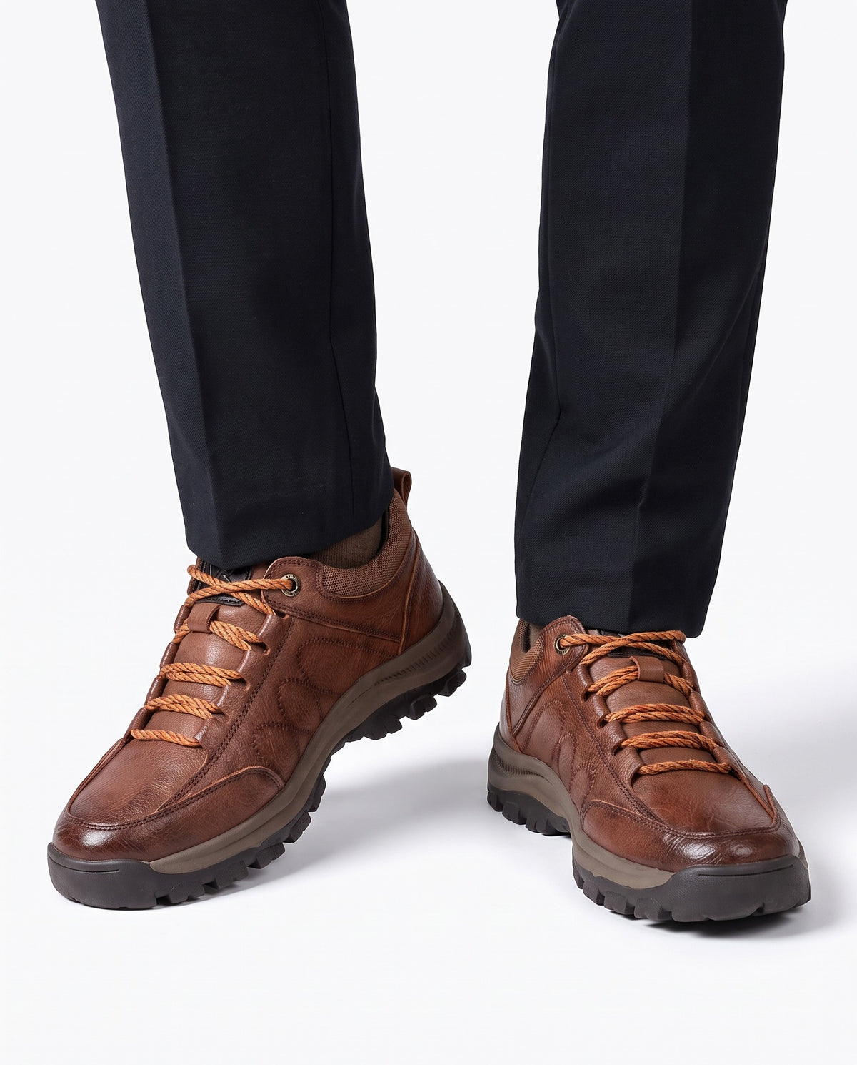 Paloma-Verna hand-stitched slip-on shoes worn by model