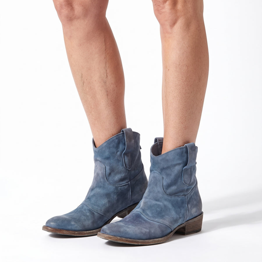Ingrid-Ophelia Women's Pointed-Toe Western Ankle Boots hero