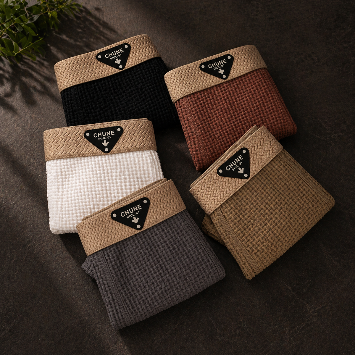 Meredith-Harriet | Men's Waffle-Knit Cotton Boxer Briefs