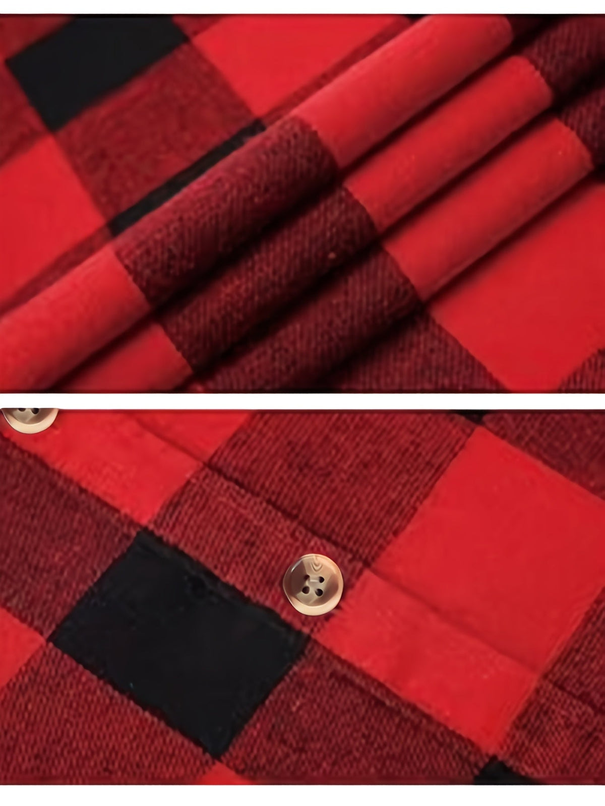 Stella-Aurelia | Women's Buffalo Check Relaxed-Fit Button-Up Shirt