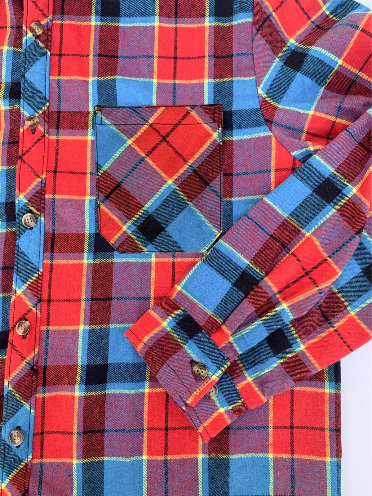 Stella-Aurelia | Women's Buffalo Check Relaxed-Fit Button-Up Shirt