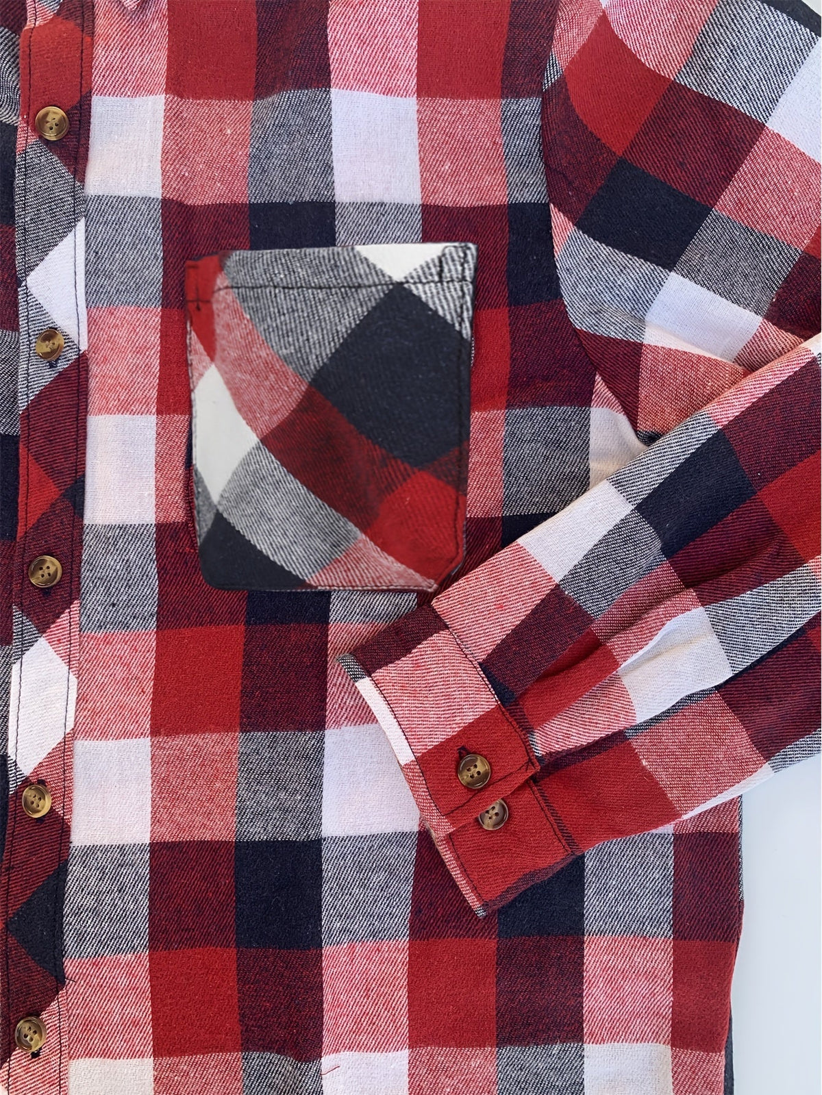 Stella-Aurelia | Women's Buffalo Check Relaxed-Fit Button-Up Shirt