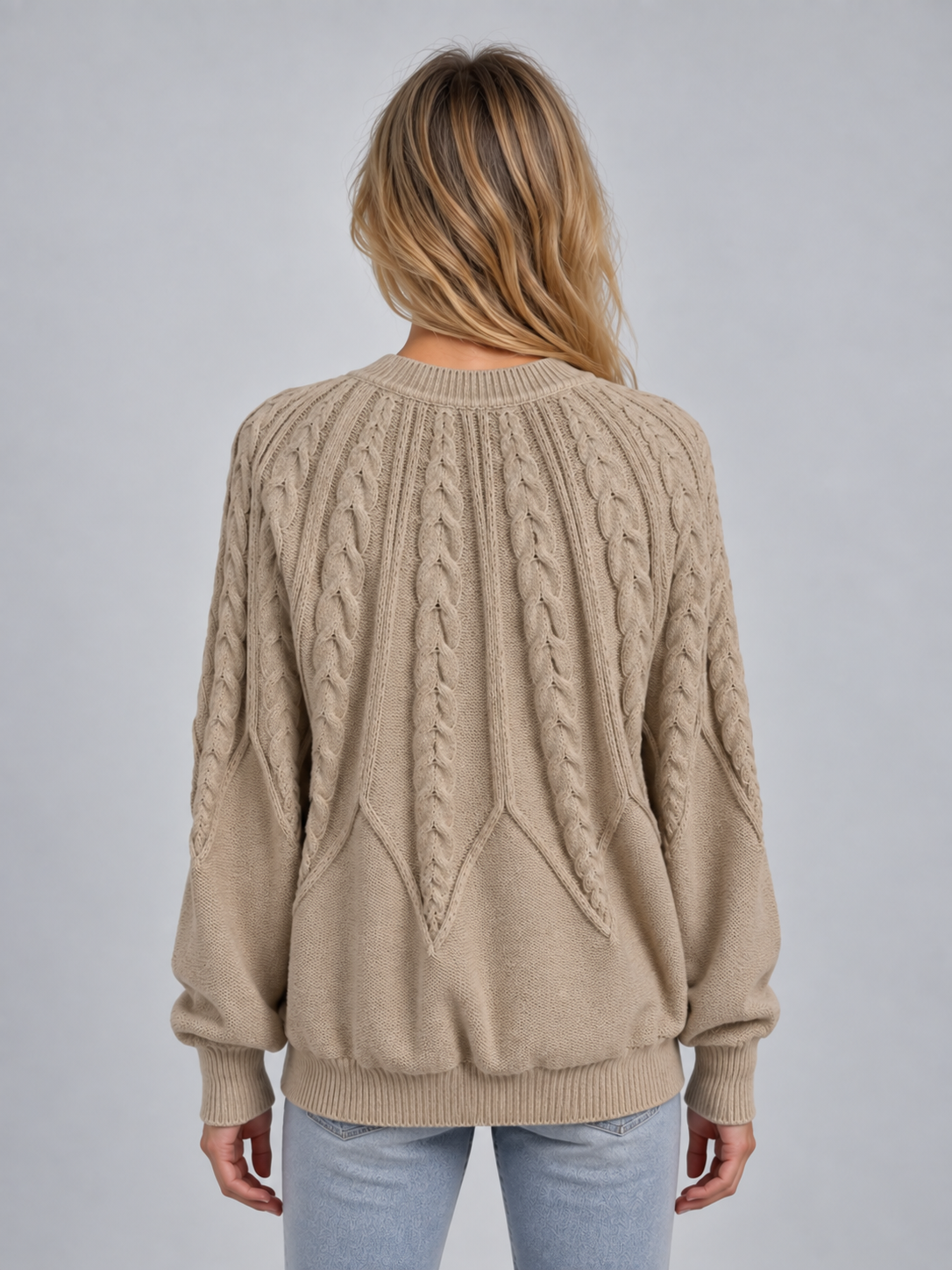 Veronica-Mabel | Women's Cable Knit Cosy Jumper