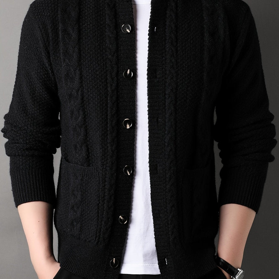 Frida | Women's Chunky Knit Button-Front Cardigan