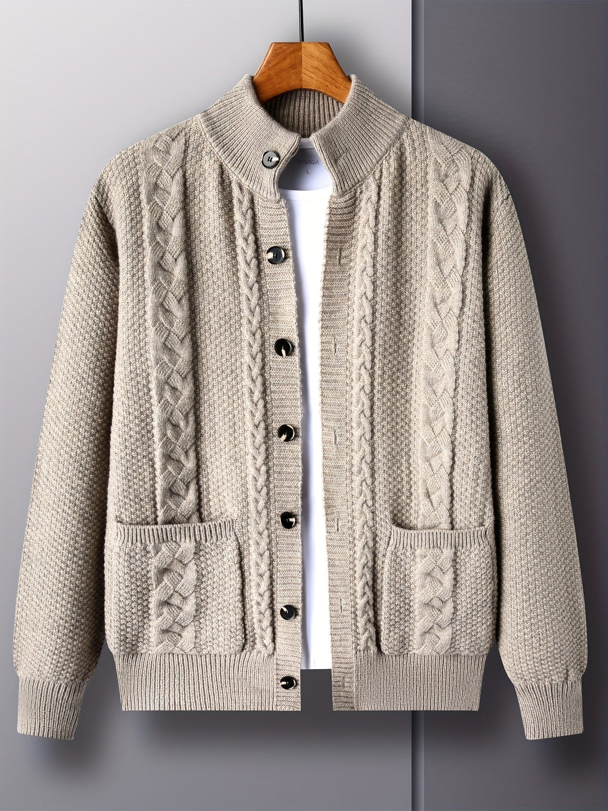 Frida | Women's Chunky Knit Button-Front Cardigan