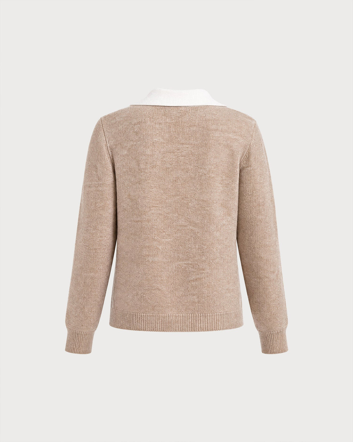 Priscilla | Women's Colorblock Button Knit Sweater Dress