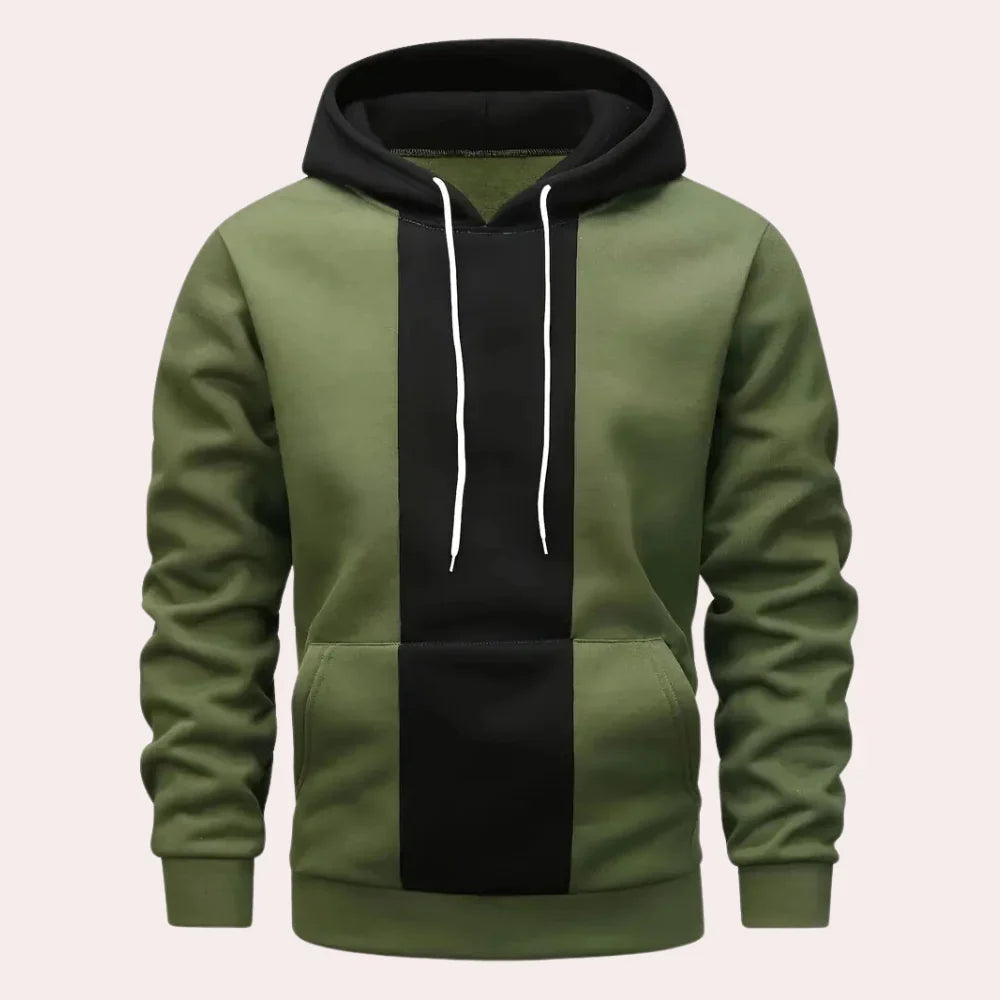 Tamara-Cornelia | Women's Contrast-Panel Pullover Hoodie