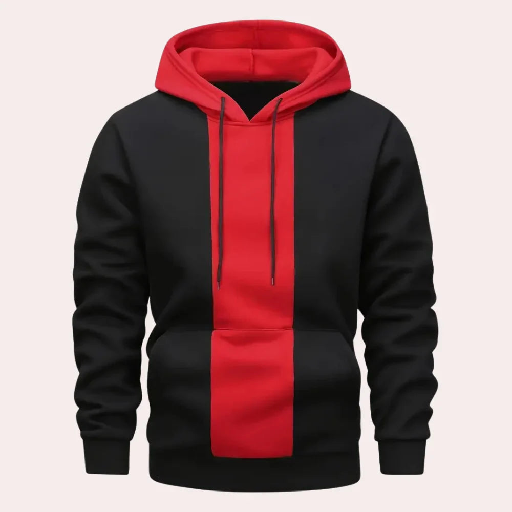 Tamara-Cornelia | Women's Contrast-Panel Pullover Hoodie