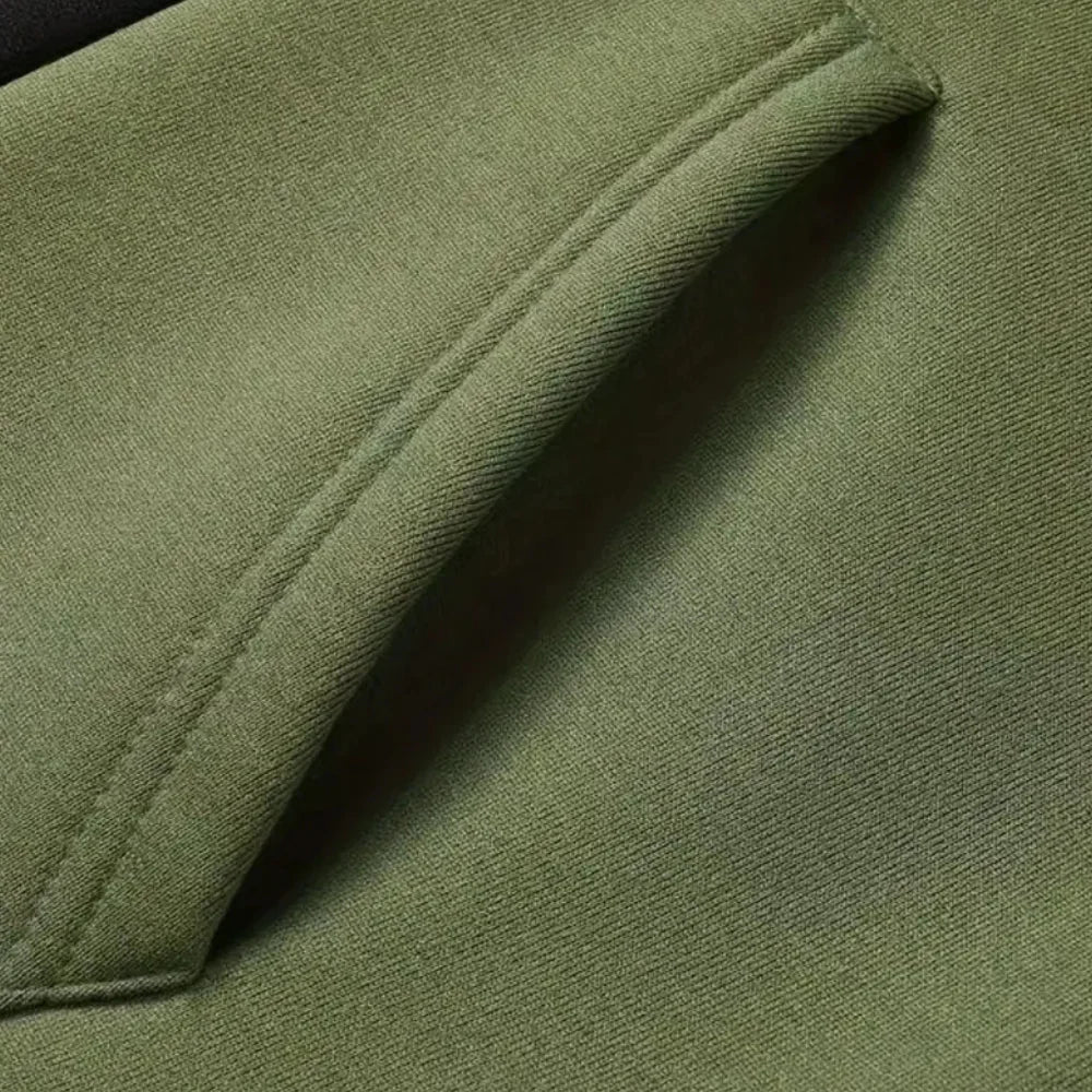 Tamara-Cornelia | Women's Contrast-Panel Pullover Hoodie