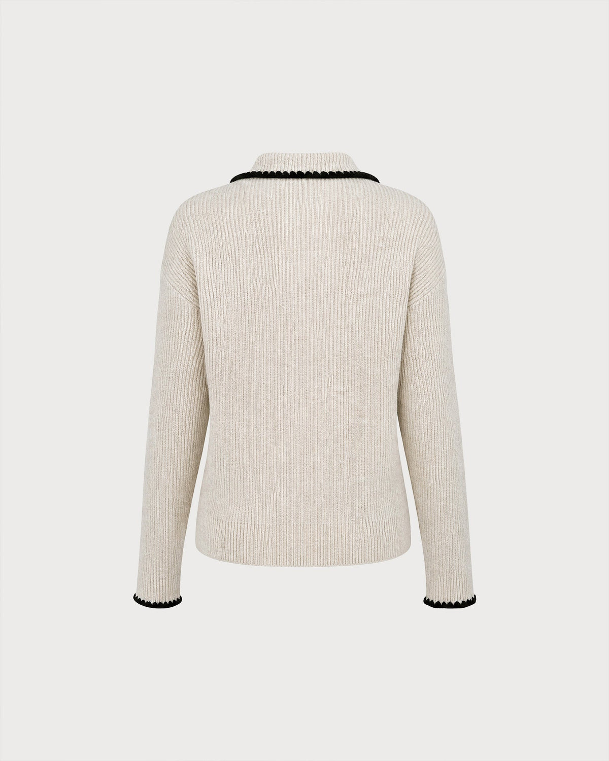 Teresa | Women's Contrasting Textured Knit Sweater Dress