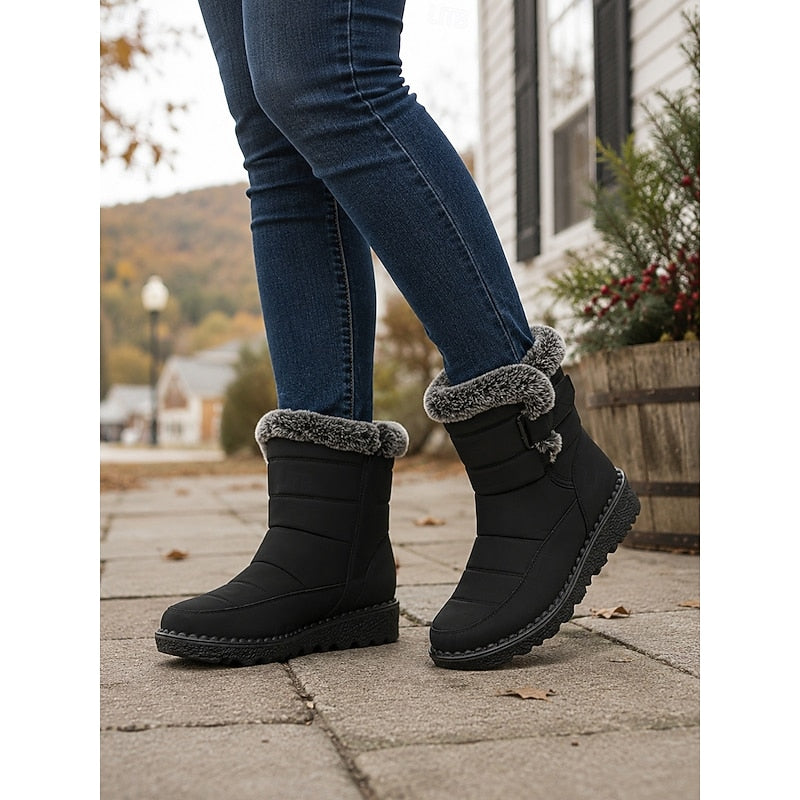 Hazel-Juliet | Women's Cosy Quilted Winter Boots