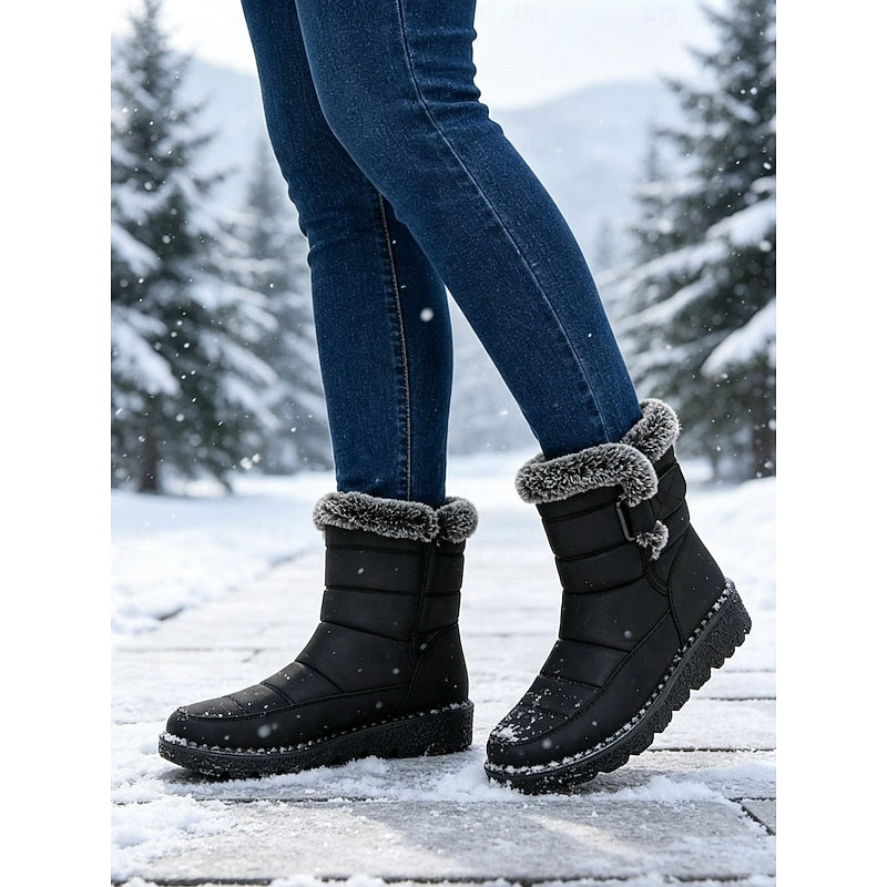 Hazel-Juliet | Women's Cosy Quilted Winter Boots