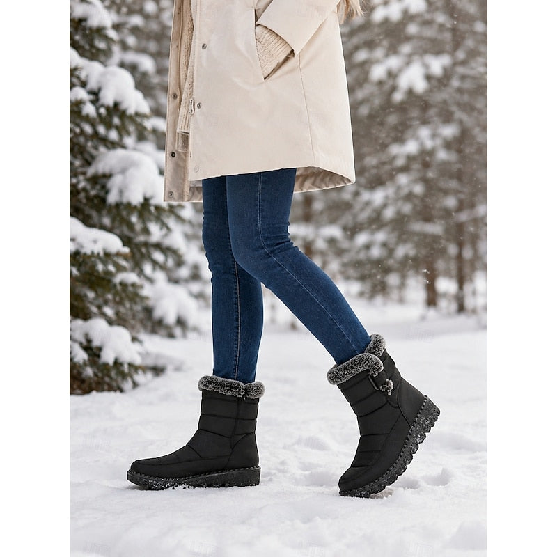 Hazel-Juliet | Women's Cosy Quilted Winter Boots