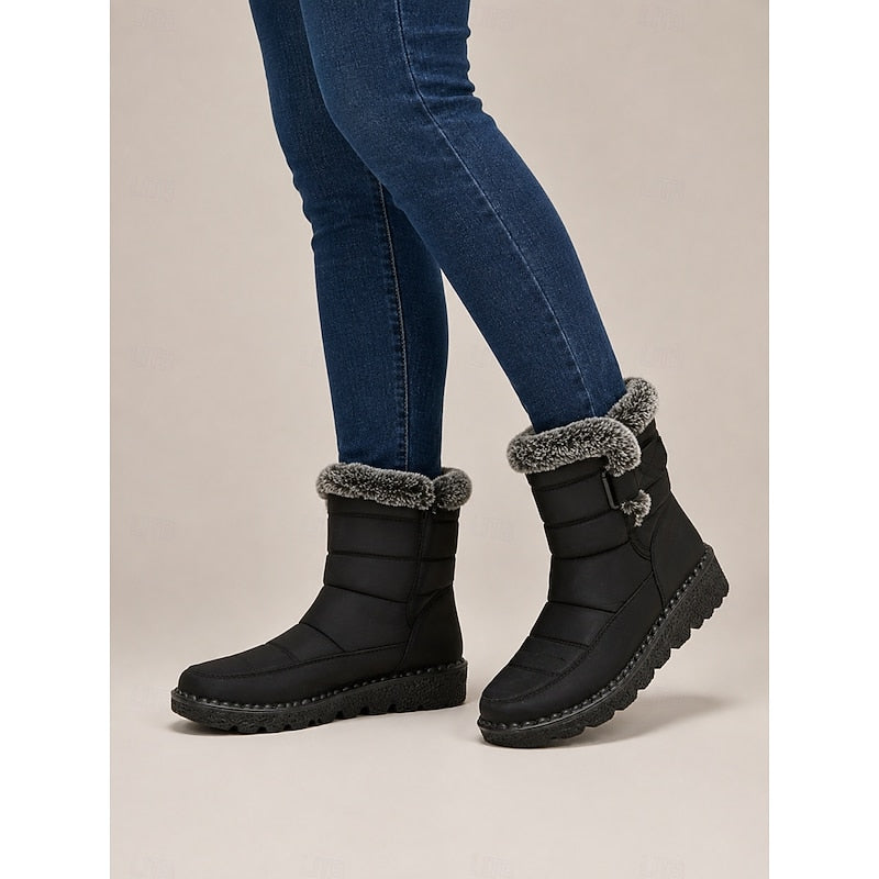 Hazel-Juliet | Women's Cosy Quilted Winter Boots