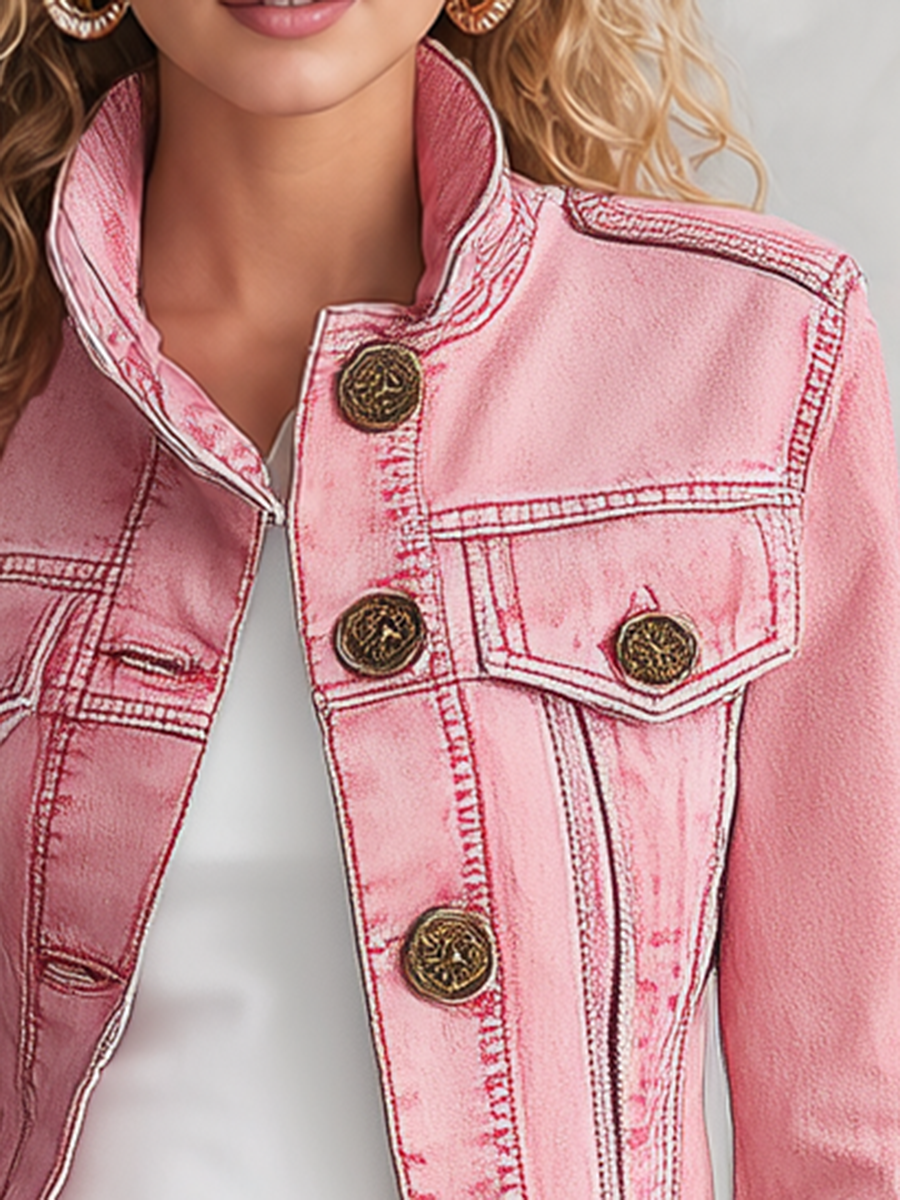 Virginia | Women's Cropped Denim Jacket