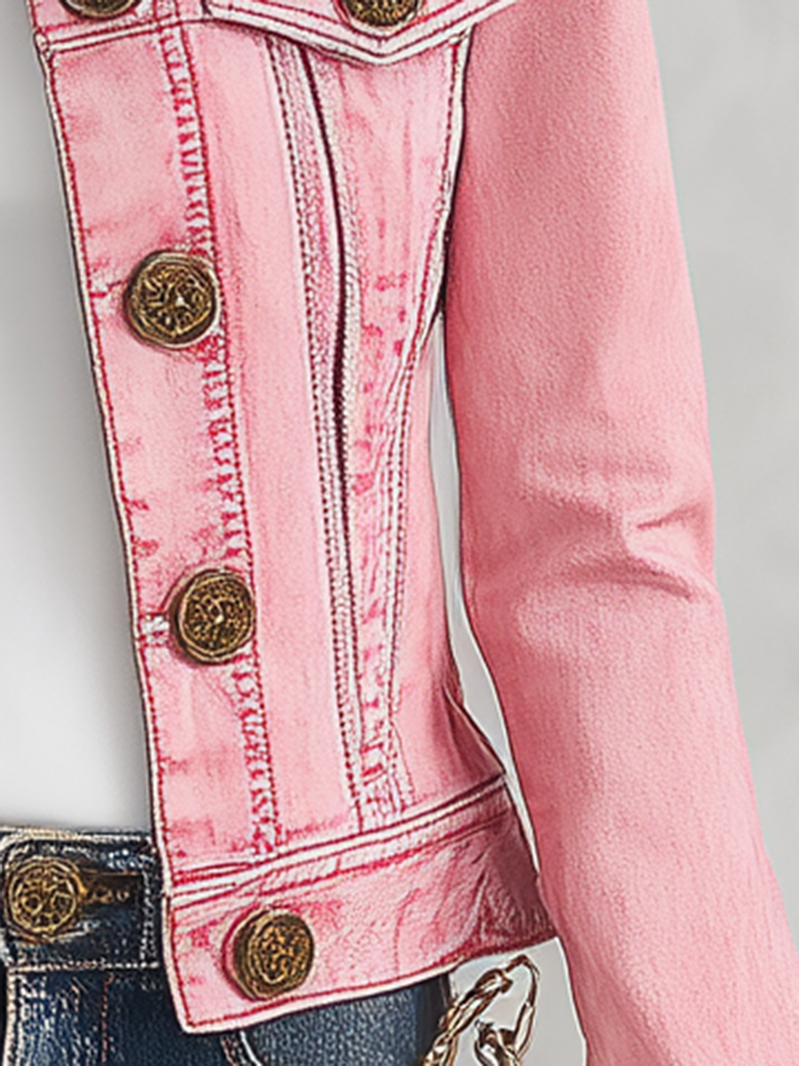 Virginia | Women's Cropped Denim Jacket