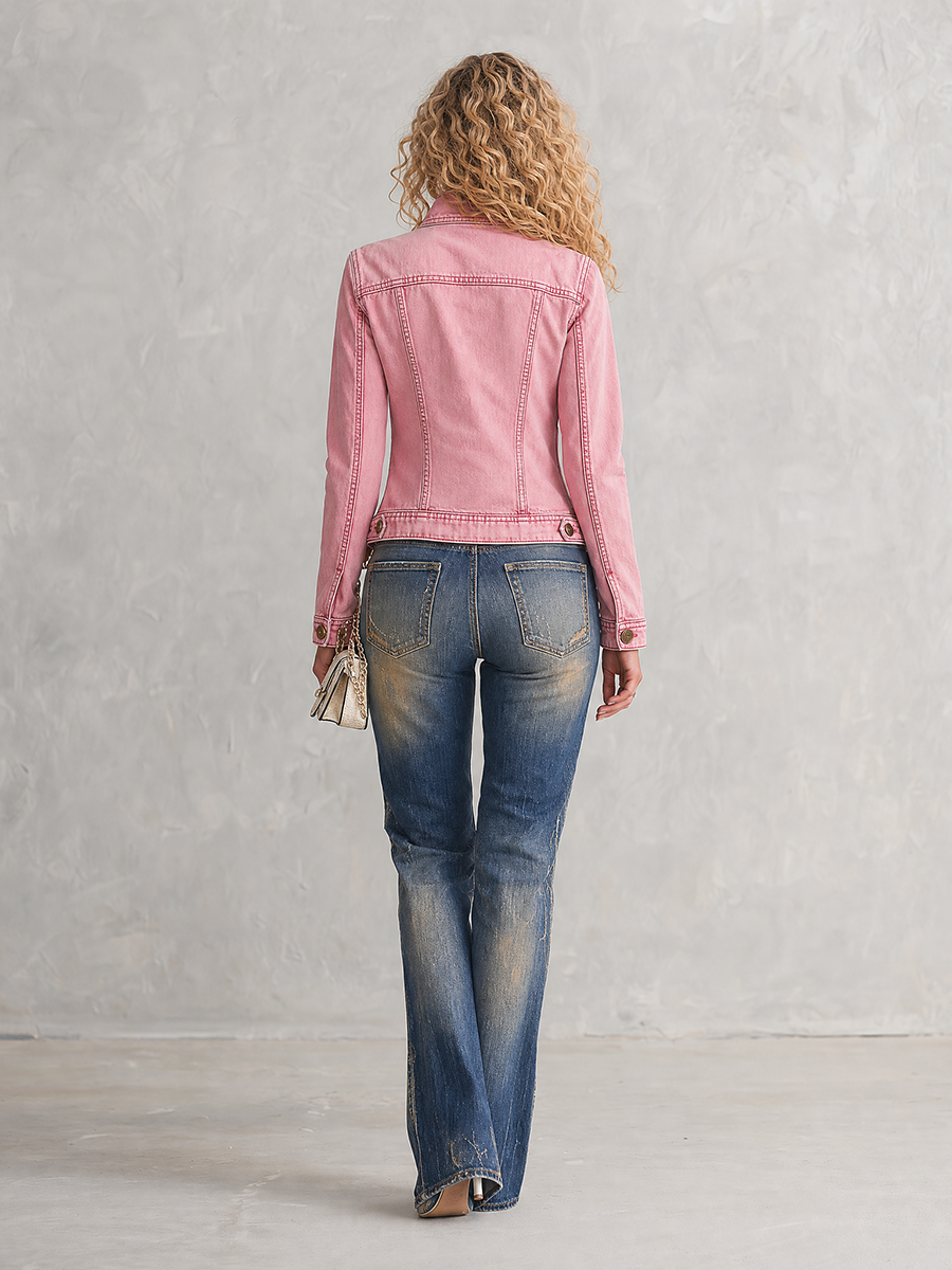 Virginia | Women's Cropped Denim Jacket