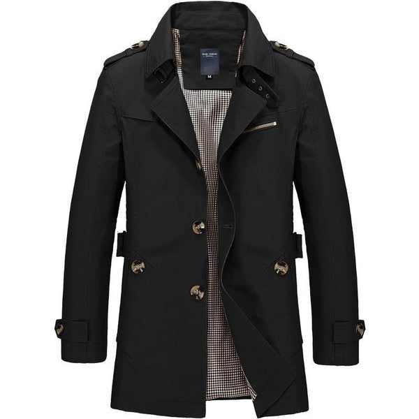 Odette-Opal | Women's Double-Breasted Belted Trench Coat