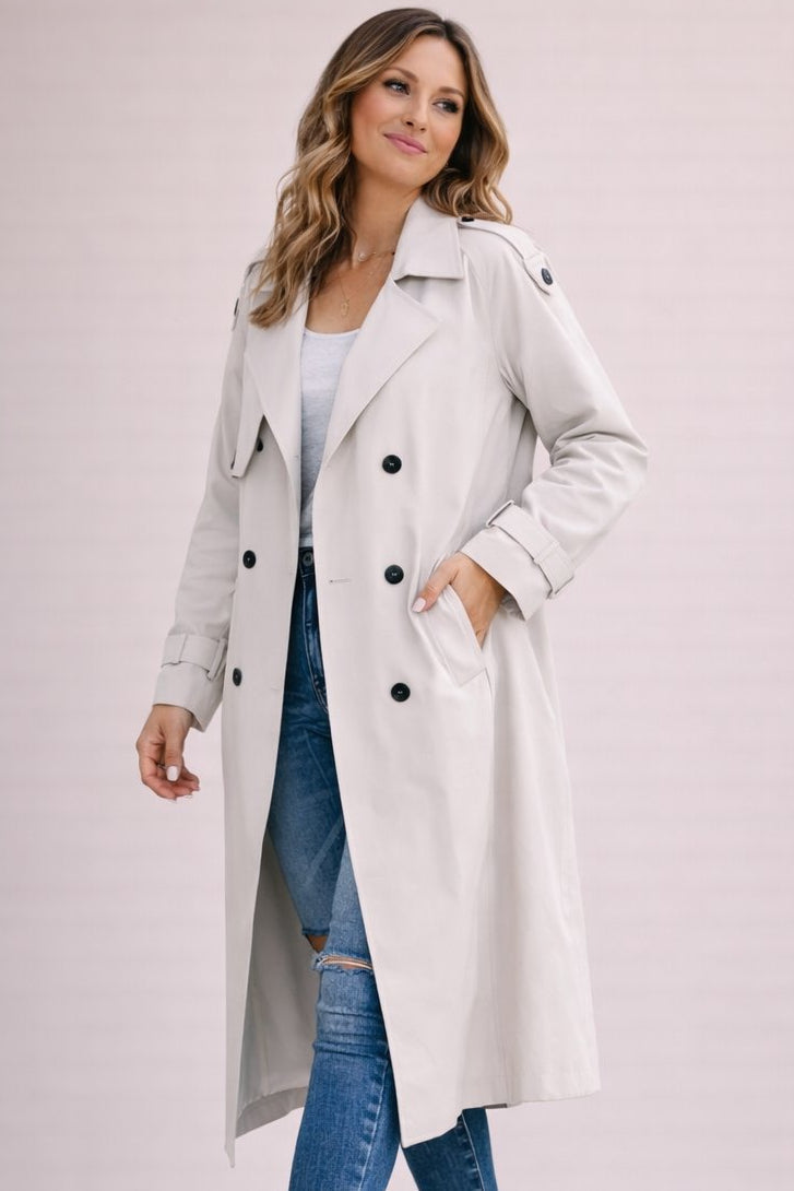Camilla-Phyllis | Women's Double-Breasted Belted Trench Coat